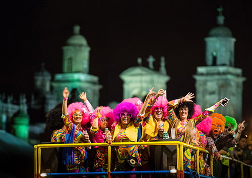 Candidata a Reina del Carnaval de Las Palmas de Gran Canaria