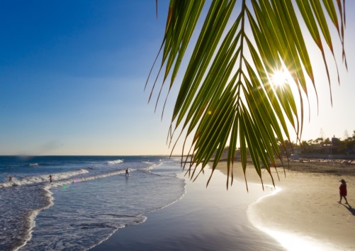 Vista de la playa de San   Agustín