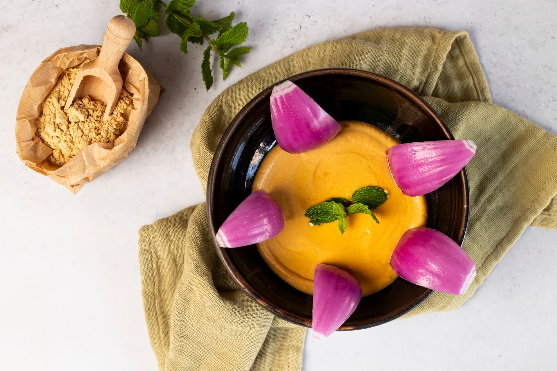 Escaldón de gofio vegano