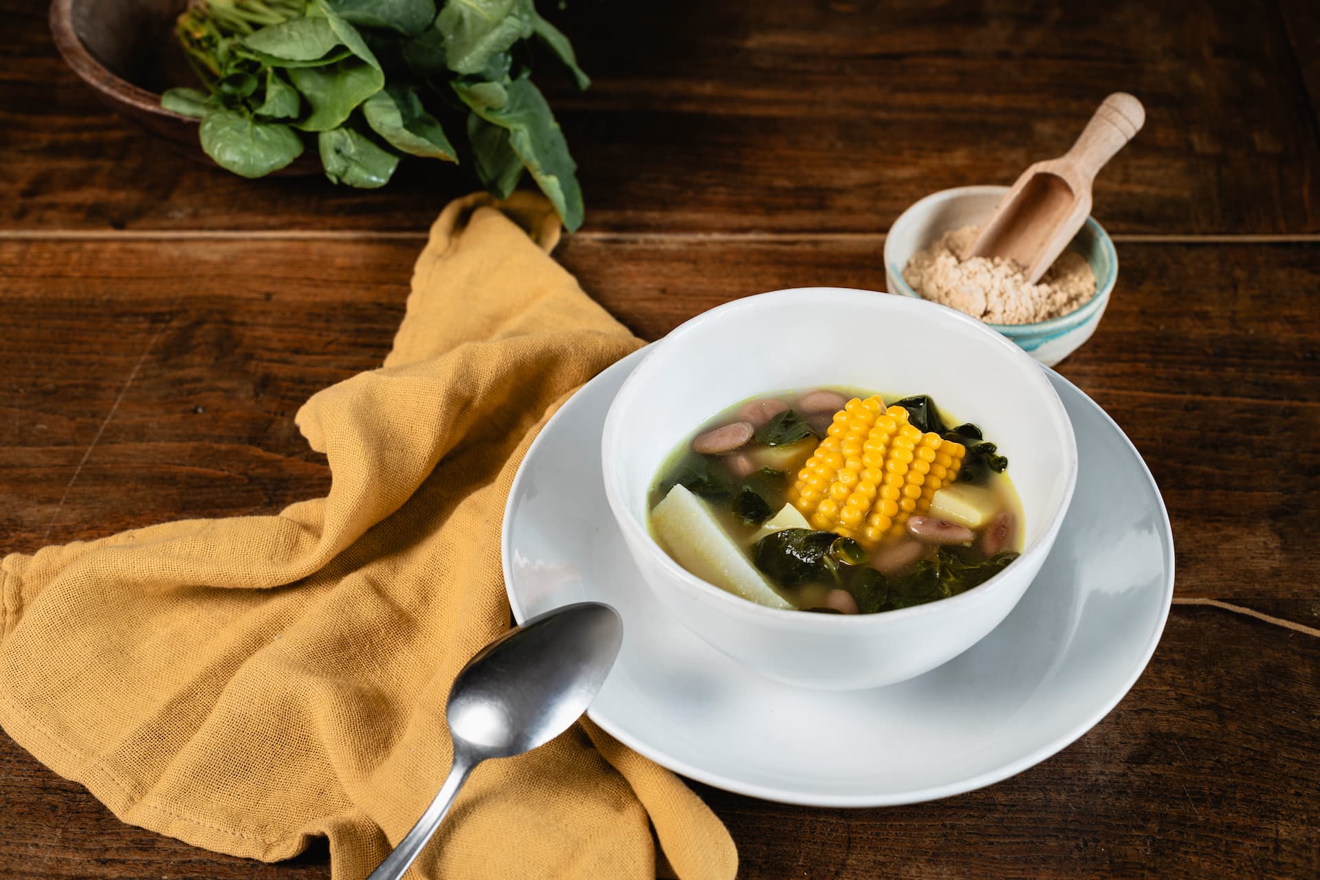 Potaje de berros vegano