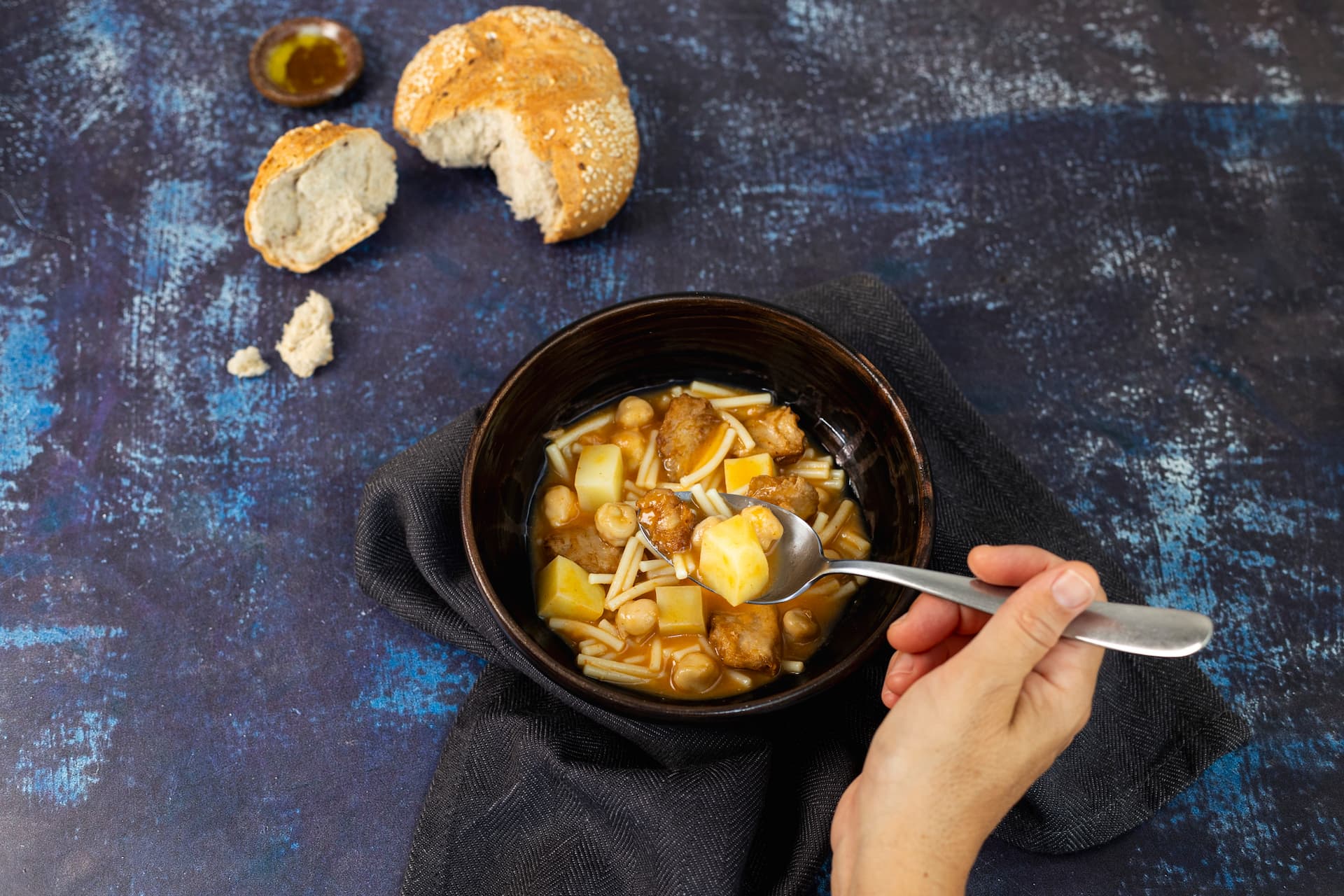 Rancho canario vegano