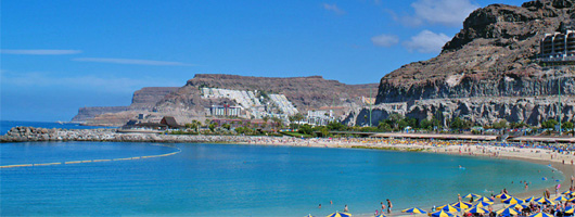 Vista da praia de Amadores