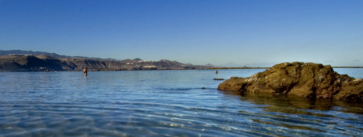 Marée basse sur la Plage de Las Canteras