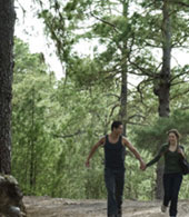 Couple on a walk in Tamadaba