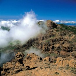 Das zerklüftete Bergland der Insel Gran Canaria