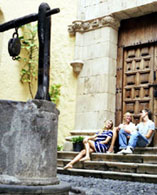 Inner patio of the Casa de Colón