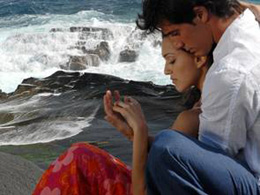 Un couple en bord de mer à Gran Canaria