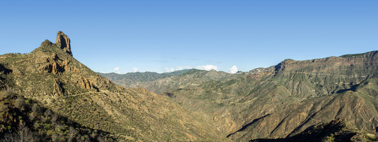Vy från utsiktsplatsen Roque Bentayga