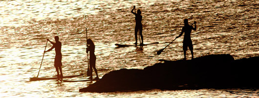 Paddle Surf vid Las Canteras