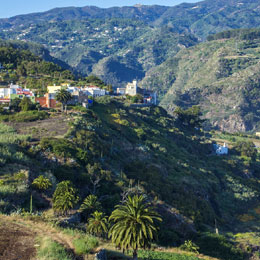 Vy från utsiktsplatsen Barranco Las Madres