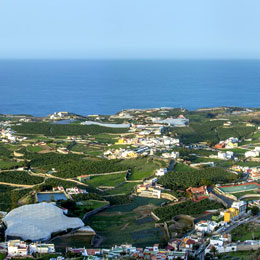 Blick vom Aussichtpunkt Mirador de Las Canteras (Arucas)