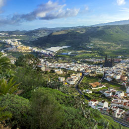 Blick vom Aussichtpunkt La Marquesa de Arucas