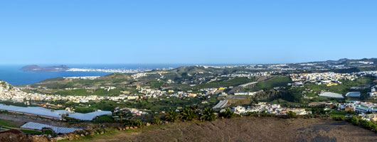 Vista desde el Mirador de la Montaña de Arucas